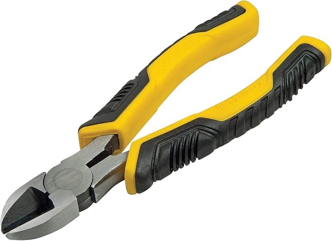 Stanley STHT0-74362 Tools 074362 ControlGrip Diagonal Cutting Pliers 150mm, Yellow/Black